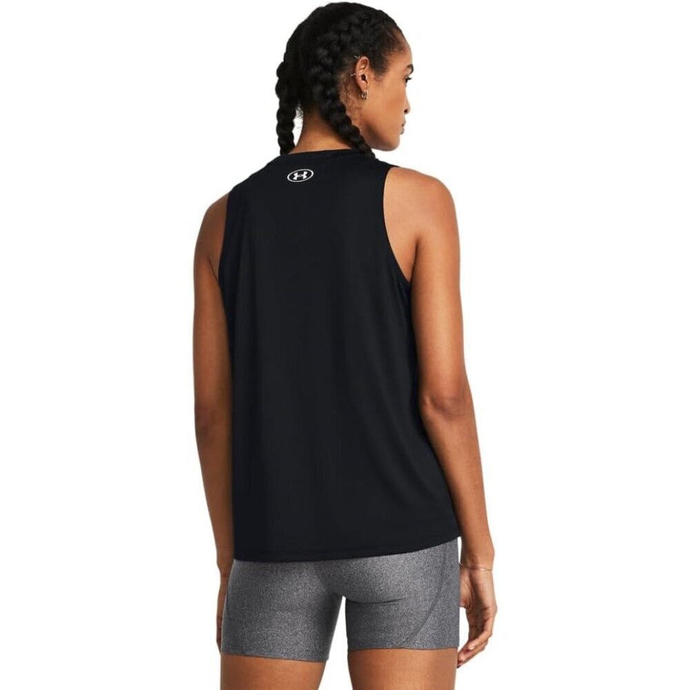 Womens Tech Tank Top Polyester Sleeveless Workout Training Athletic - Picture 2 of 4